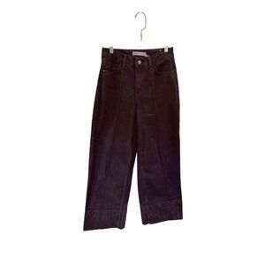 ZARA Black Wide Leg Cropped Jeans Womens Size‎ 2 US EUR 34